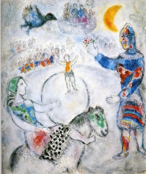  contemporary - The large gray circus contemporary Marc Chagall